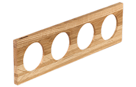 Celiane. Четверная деревянная рамка для выключателей и розеток Legrand Celiane, дуб масло