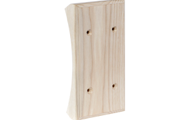 Универсальные. Вертикальная двойная накладка на бревно и блокхаус Ø180 мм, сосна