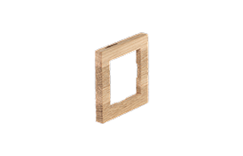 Format 55. Одиночная деревянная рамка на магнитах, дуб