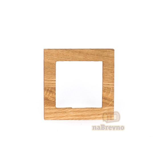 Format 55. Одиночная деревянная рамка на магнитах, дуб масло