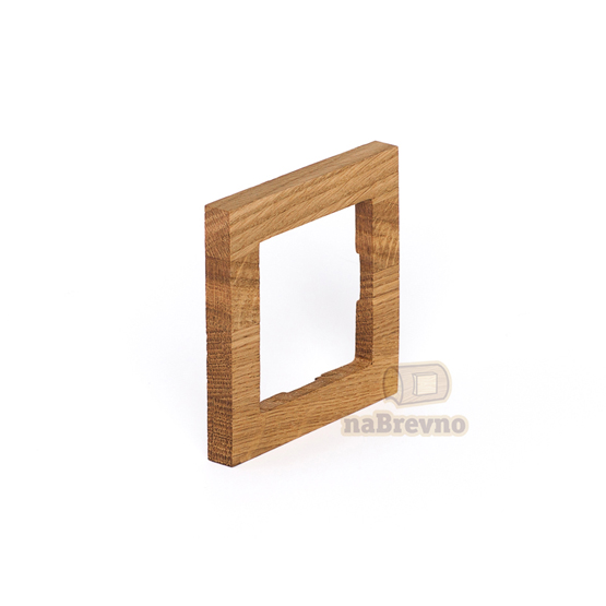 Format 55. Одиночная деревянная рамка на магнитах, дуб масло