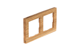 Format 55. Двойная деревянная рамка на магнитах, дуб масло