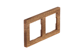 Format 55. Двойная деревянная рамка на магнитах, темный дуб