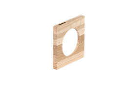 Celiane. Одиночная деревянная рамка для розетки/выключателя Legrand Celiane, дуб