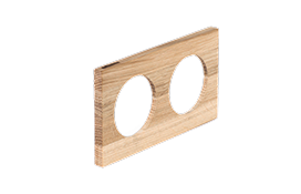 Celiane. Двойная деревянная рамка для выключателей и розеток Legrand Celiane, дуб