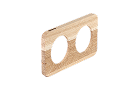 Celiane R. Двойная деревянная рамка для выключателей и розеток Legrand Celiane, дуб